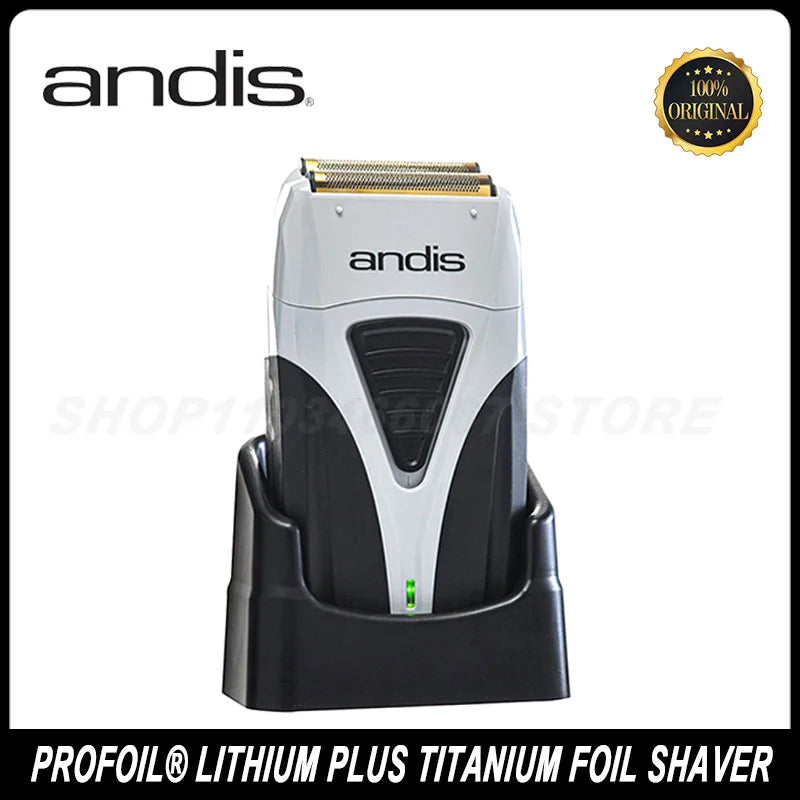 Original Andis Profissional Lithium Plus 17205 Barbeador elétrico máquina de barbear ótima qualidade