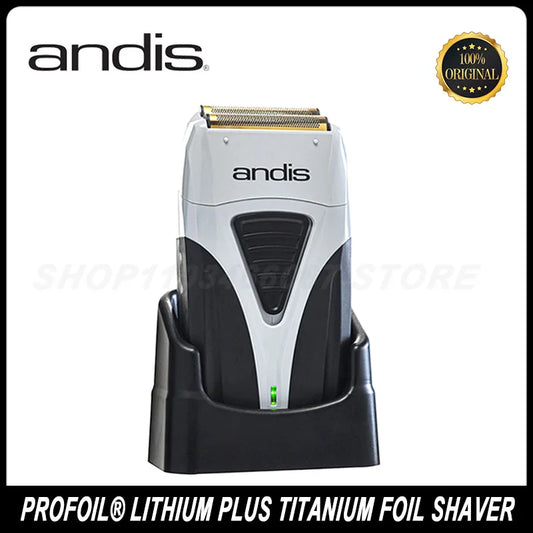 Original Andis Profissional Lithium Plus 17205 Barbeador elétrico máquina de barbear ótima qualidade