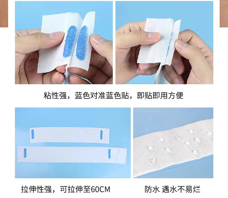 100PCS Disposable 1 Roll Hair Cutting Accessory Neck Paper Adjustable Barber Dedicated Salon Hairdressing White Neck Strips