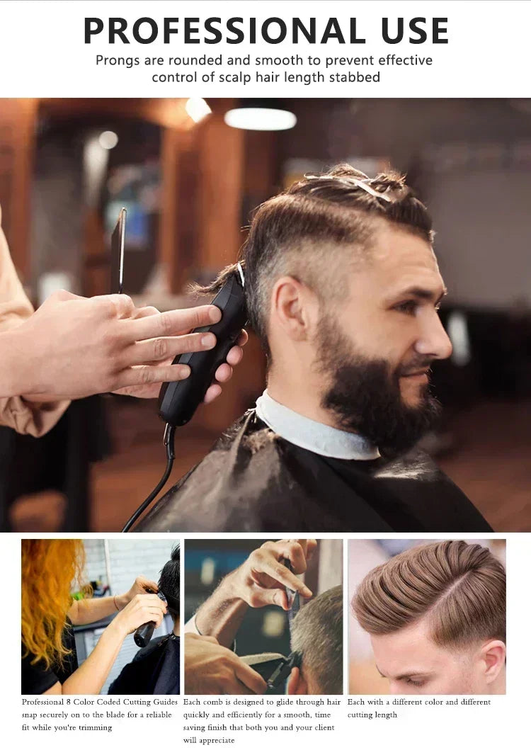 Professional Hair Clipper Limit Guide Comb For Wahl Trimmer Universal Cutting Guide Comb Haircut Tools Hair Clipper Limit Comb