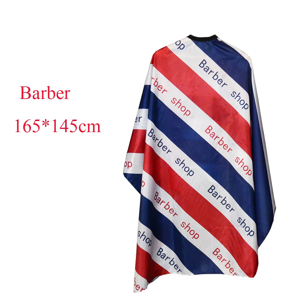 Hairdressing Coth Pattern Cutting Hair Waterproof Cloth Salon Barber Cape Professional Hair Stylist Retro Aprons Haircut Cape
