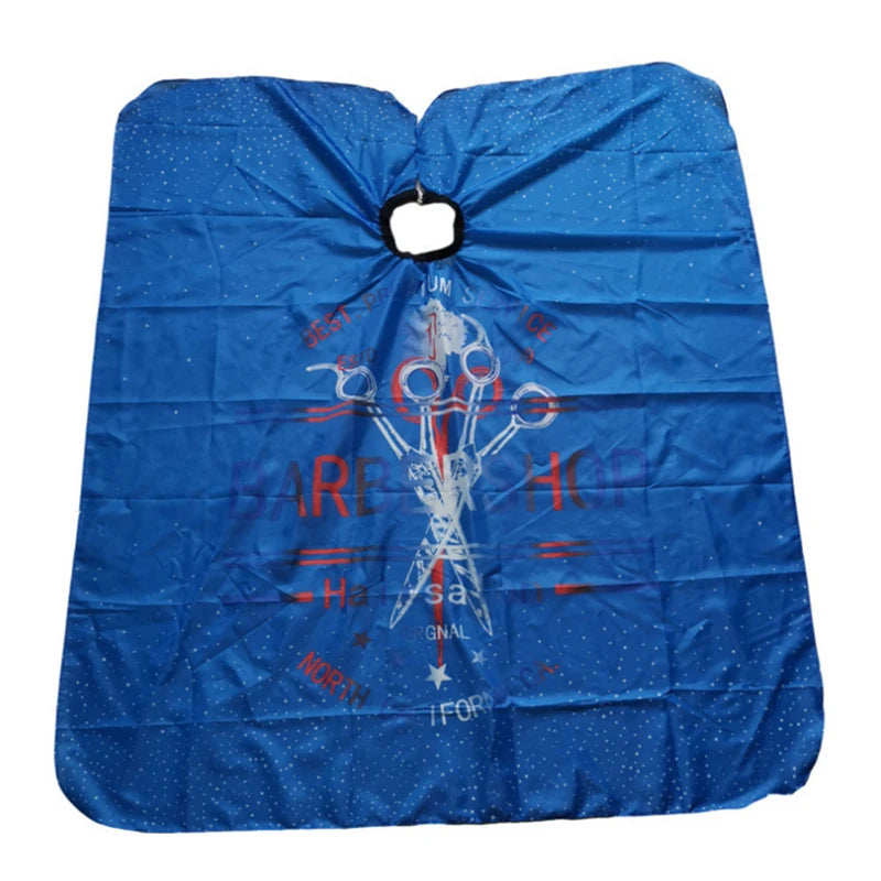 Hairdressing Coth Pattern Cutting Hair Waterproof Cloth Salon Barber Cape Professional Hair Stylist Retro Aprons Haircut Cape